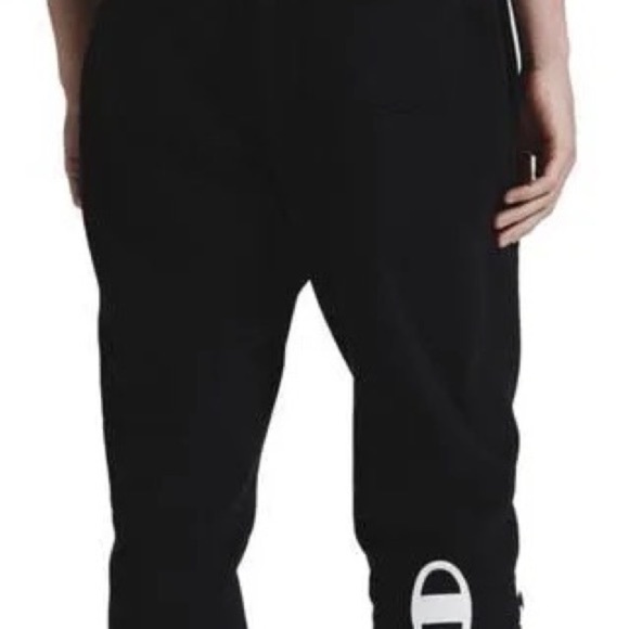 Champion Monopoly Reverse Weave Sweatpants Black small rare euc joggers - Picture 7 of 14